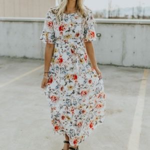 Perfect Roolee Maxi Dress with Florals!